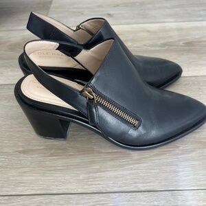 Cole Haan VICKY BOOTIE 75MM Black Leather Size 5.5